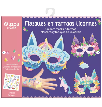 MASQUES ET TATTOOS LICORNES