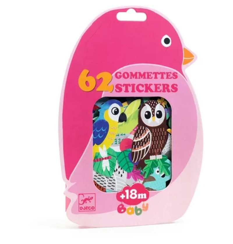 62 GOMMETTES STICKERS