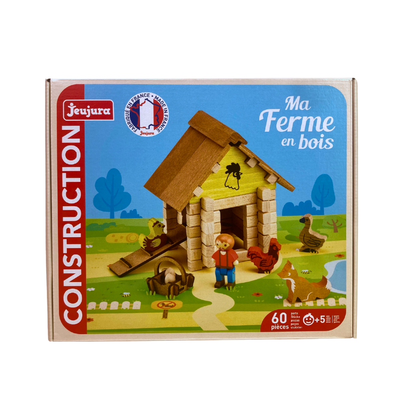 MA FERME EN BOIS 60 PIECES