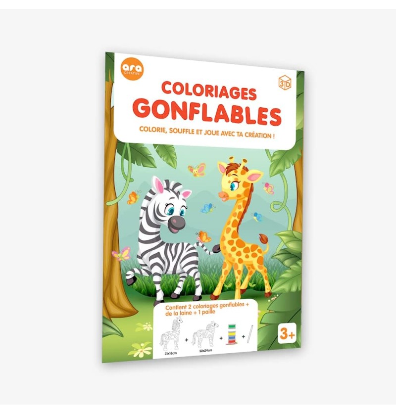 COLORIAGE GONFLABLE - ZÈBRE...