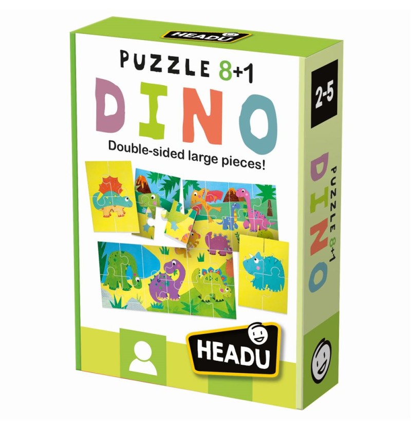 PUZZLE 8+1 DINOSAURES