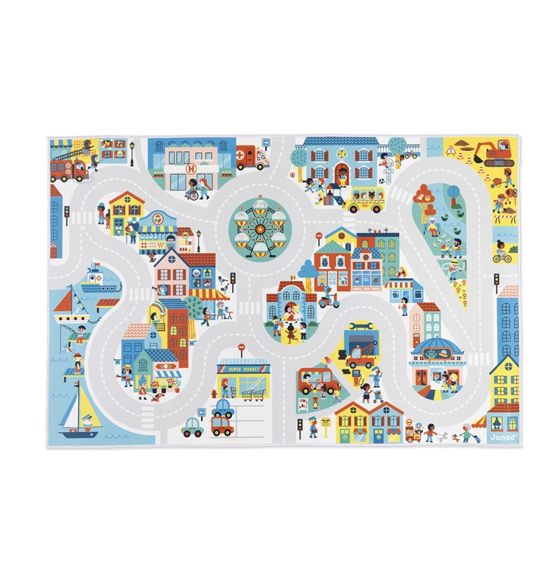 TAPIS AVEC CIRCUIT VILLE -...