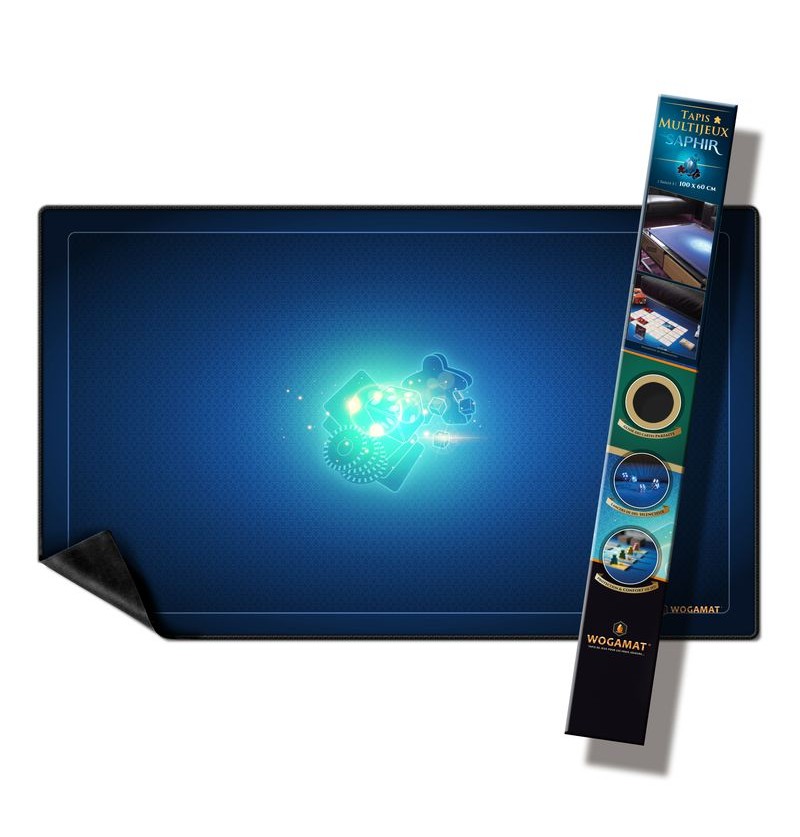 TAPIS MULTIJEUX  100X60 - BLEU