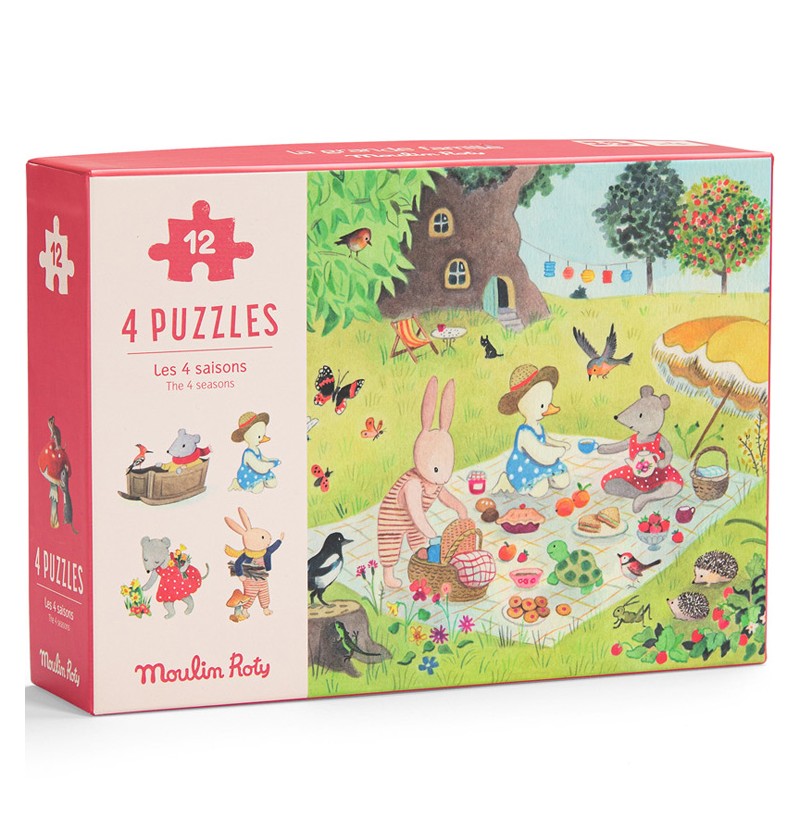 4 MINI PUZZLES DES SAISONS...