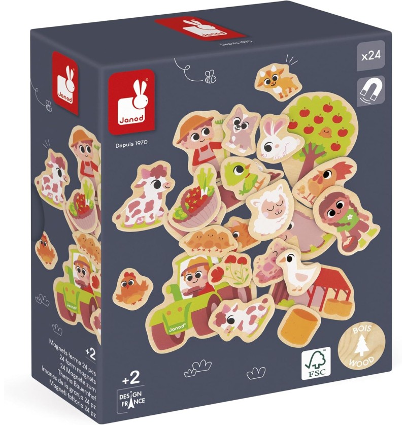 MAGNETS FERME 24 PIECES