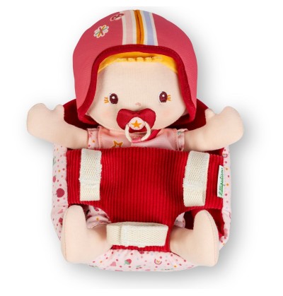 POUPÉE LÉNA ET SIÈGE VÉLO