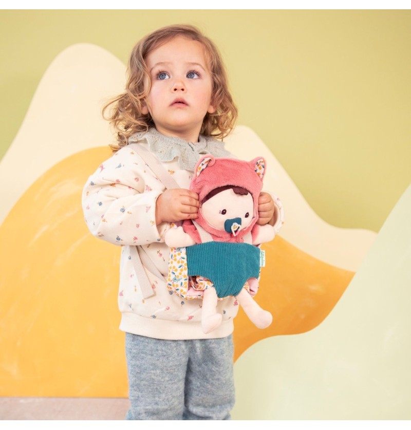 POUPÉE JEANNE ET PORTE-BÉBÉ