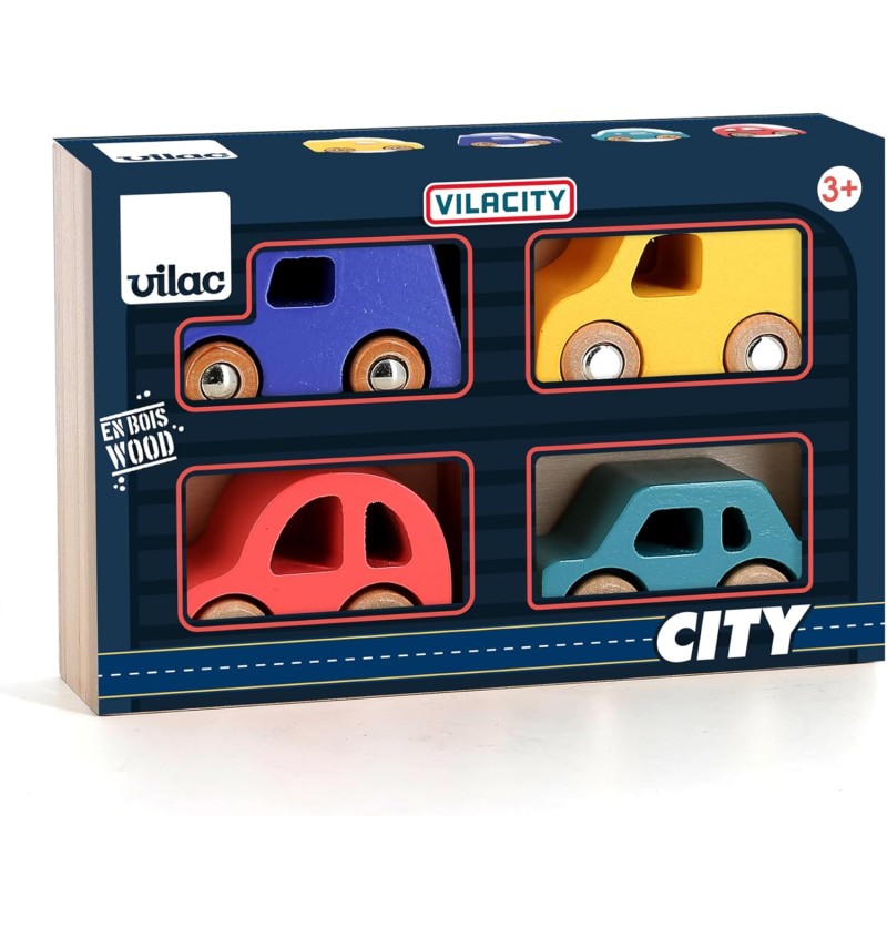 COFFRET DE 4 VOITURES EN...