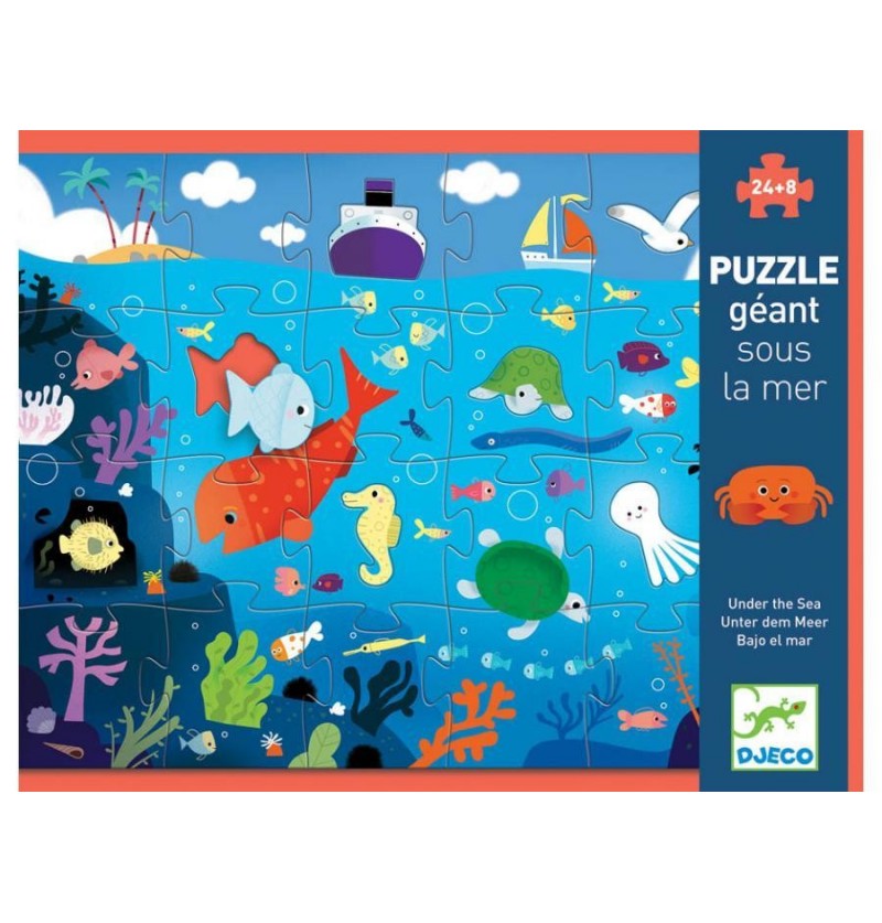 PUZZLE GEANT SOUS LA MER 24...