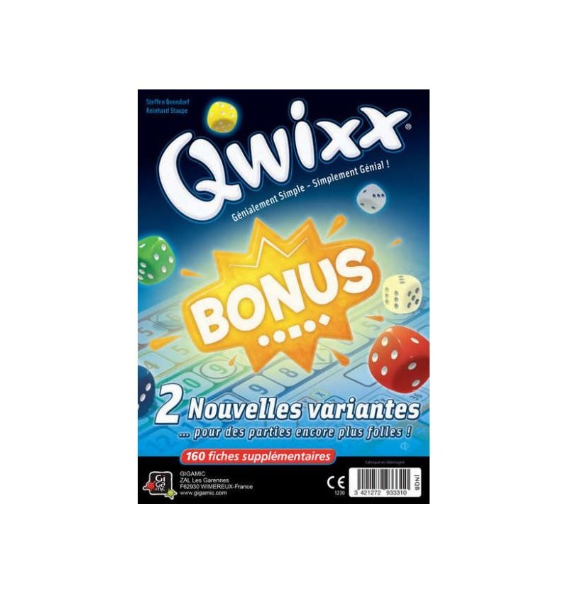 QWIXX BONUS (BLOCS DE SCORE)