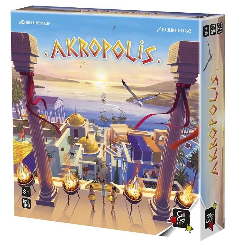 Fichiers STL pour l'encart du jeu de société Akropolis -  France